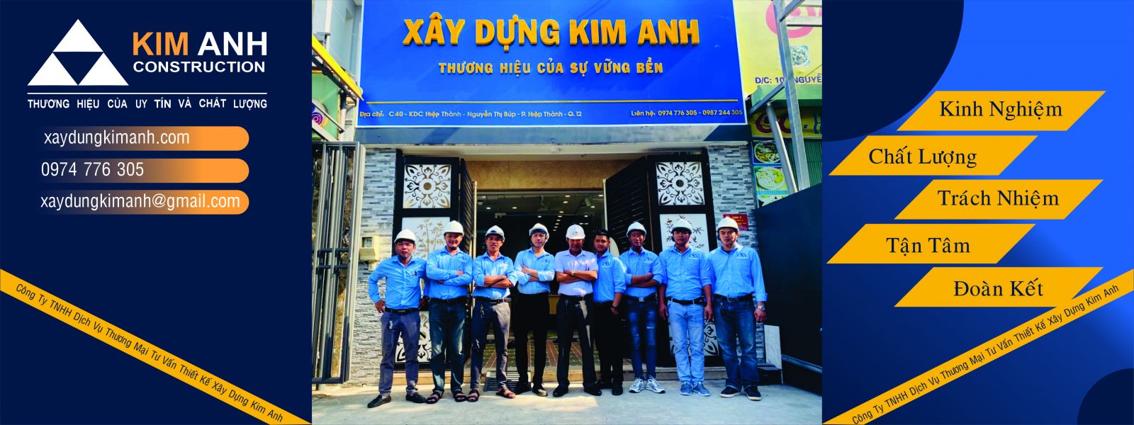 Xây Dựng Kim Anh: Công ty xây dựng uy tín số #1 tại TP HCM