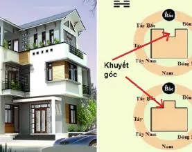 Phong thủy hóa giải cho nhà bị khuyết góc