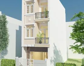 Dự án xây nhà 1 trệt, 2 lầu, Quận 8, TP HCM