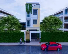 Dự án thi công xây nhà trọn gói 1 trệt 2 lầu 1 tum tại Hiệp Thành, Quận 12