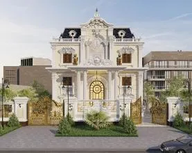 30+ Mẫu thiết kế nhà tân cổ điển 1, 2, 3, 4 tầng đẹp nhất năm 2025