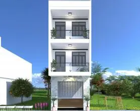 Showcase project: Thi công xây nhà trọn gói 3 tầng hiện đại tại Huyện Hóc Môn