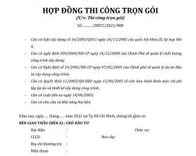 Hợp đồng xây nhà trọn gói: "Soi" kỹ 7 điều khoản sống còn trước khi đặt bút ký
