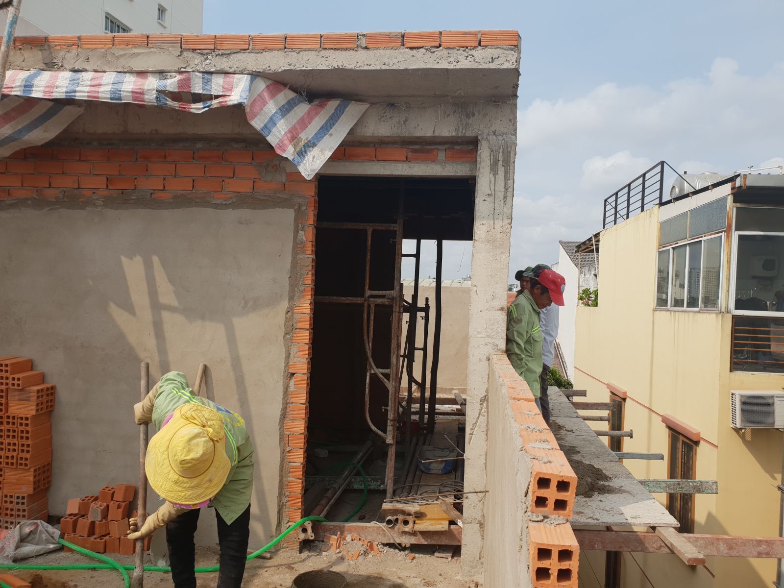 Giám sát thi công kết cấu nâng tầng