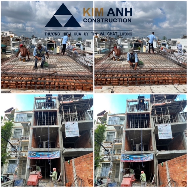 Nghiệm thu thép sàn lầu 2 Phú Nhuận - Xây Dựng Kim Anh