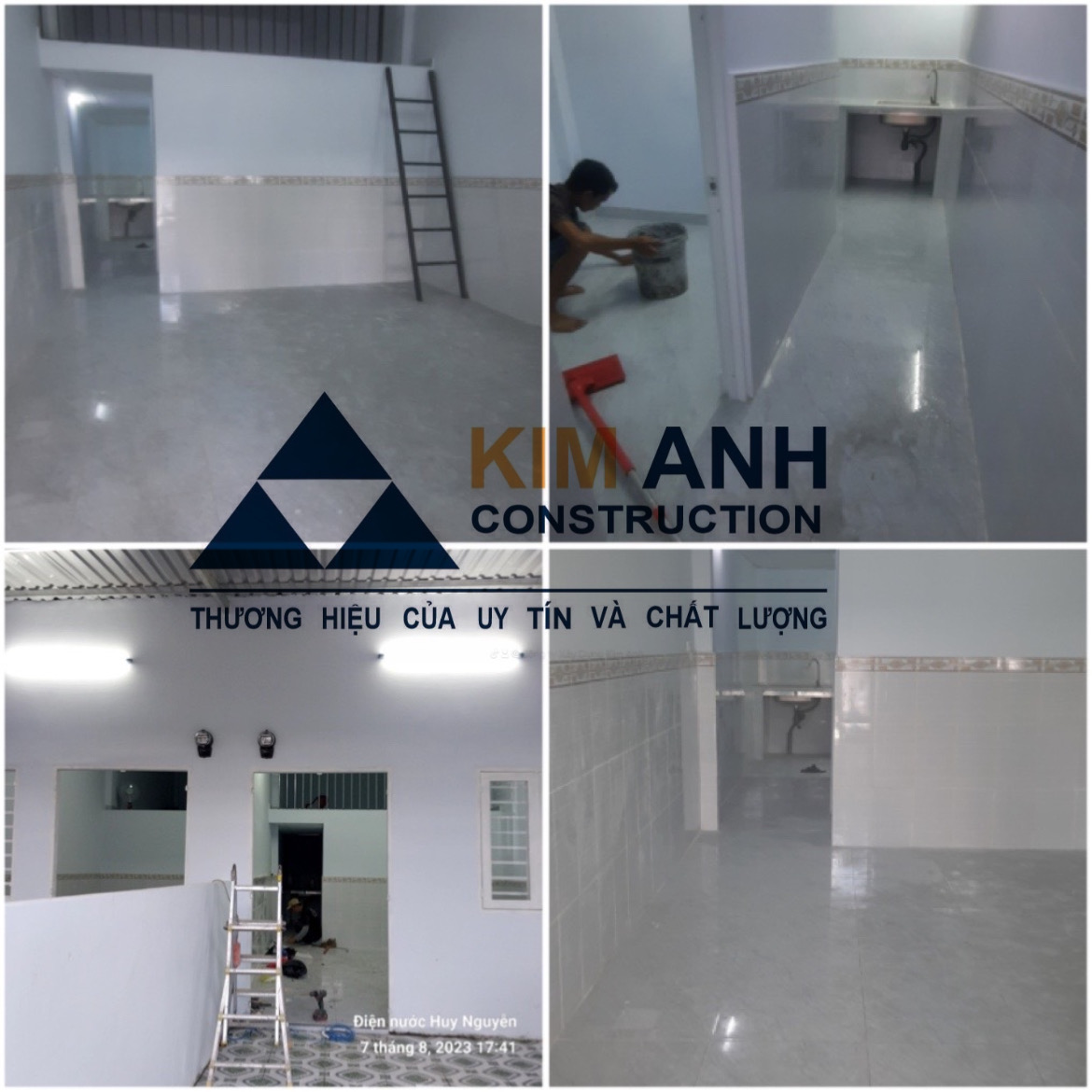 Hoàn thiện mặt tiền nhà sau sửa chữa tại Bình Tân