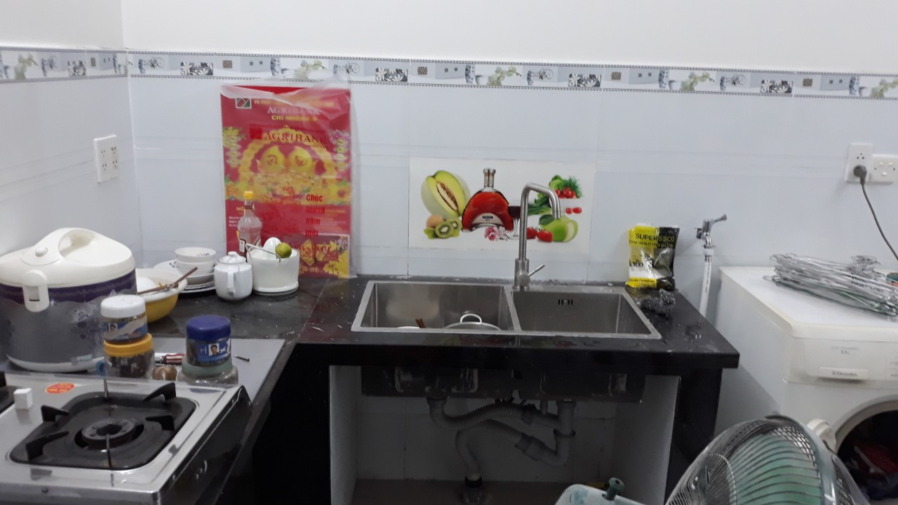 Khu vực nhà bếp sau quá trình cải tạo