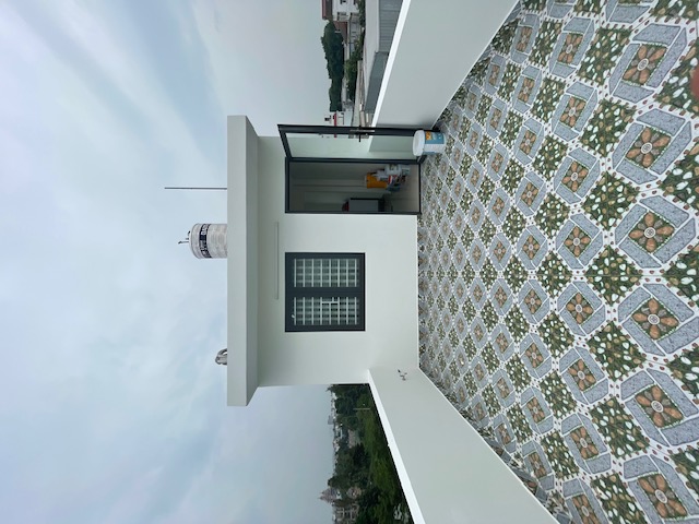 Hoàn thiện khu vực sân thượng mái nhà phố Quận 12
