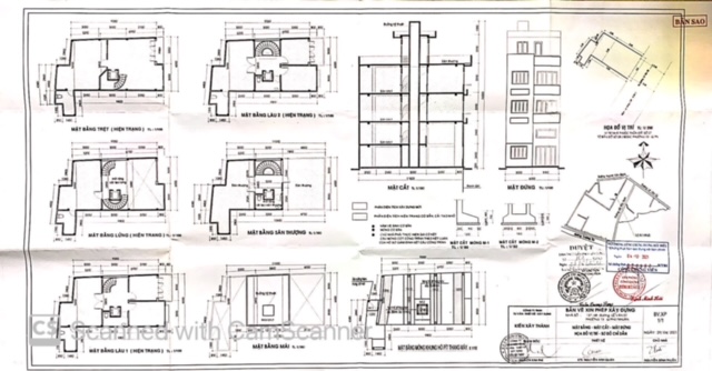 Bản vẽ phương án cải tạo nhà Anh Thuần (minh họa)