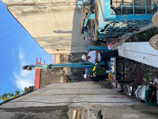 Lễ động thổ dự án - Dự án xây nhà Bà Điểm, Hóc Môn