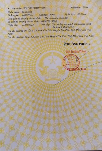 giấy chứng nhận đăng ký doanh nghiệp