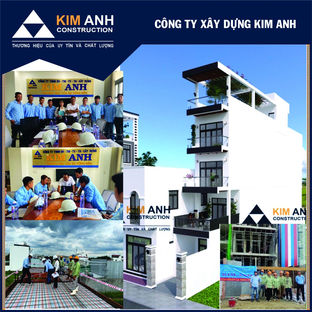 Dịch vụ xây nhà trọn gói tại Công ty Xây Dựng Kim Anh-xaydungkimanh.com