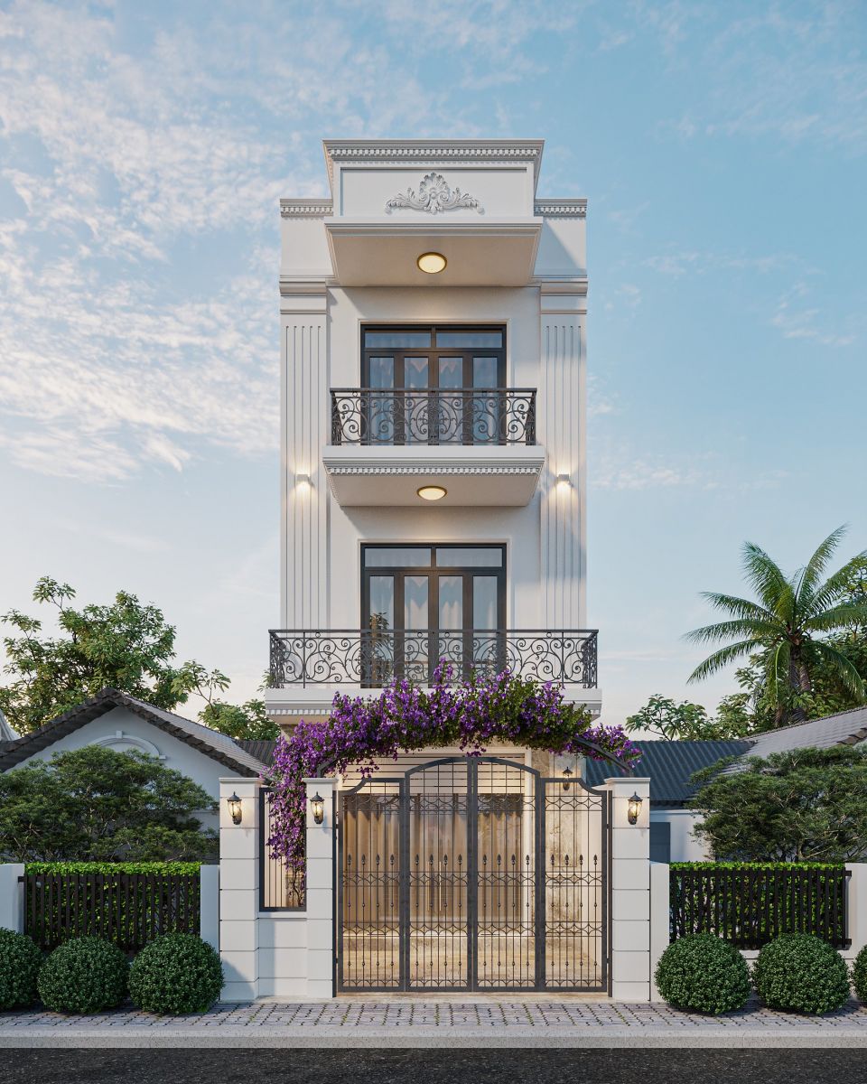 Mẫu nhà ống 2 tầng - Mẫu mới 9