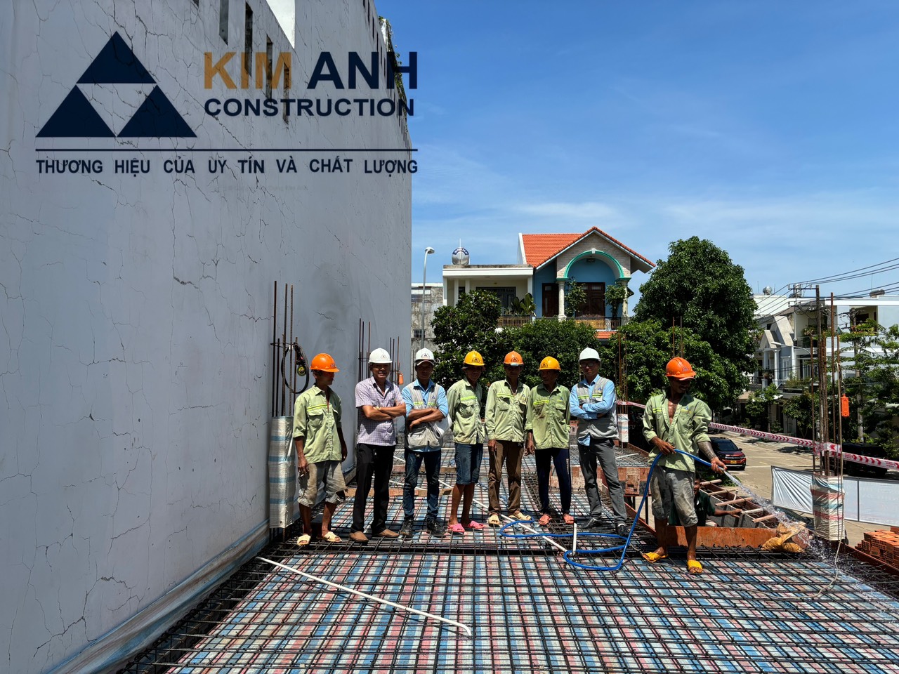 dự án xây nhà 3 tầng TX Dĩ An-xaydungkimanh.com