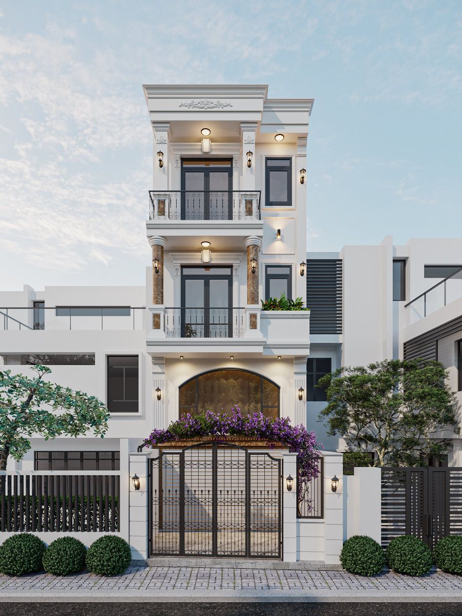 Mẫu nhà ống 2 tầng - Mẫu mới 10