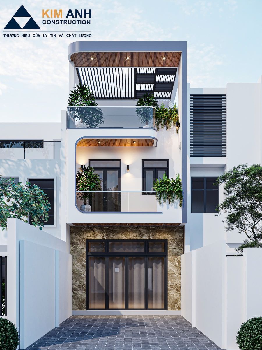 Mẫu nhà ống 2 tầng - Mẫu mới 1