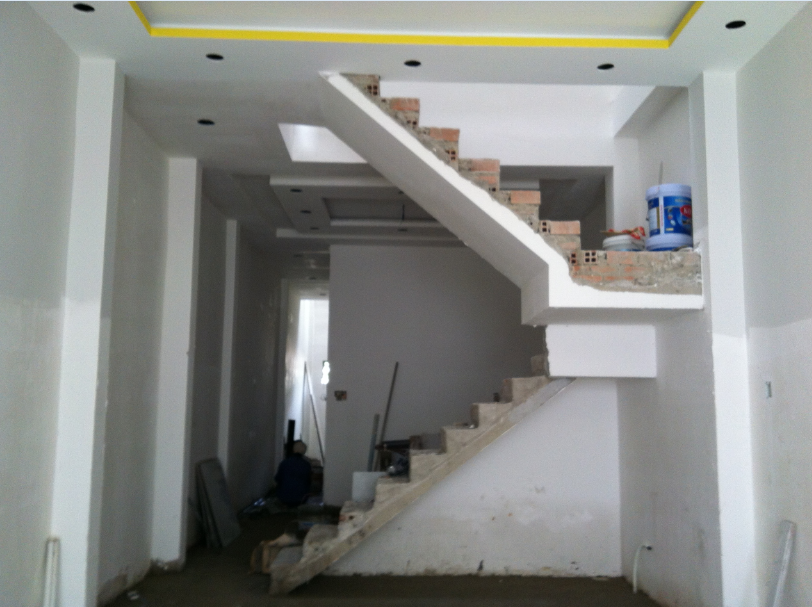 Thi công đúc cầu thang bê tông cốt thép nhà Thầy Ngọc