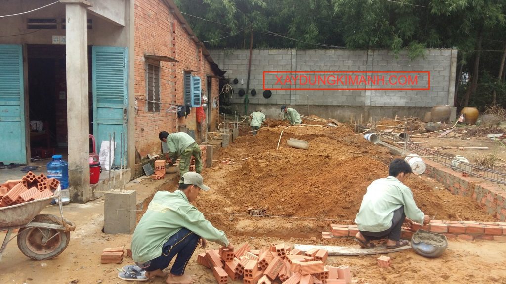 Thi công phần móng nhà 2 tầng trọn gói tại Bình Dương - Xây Dựng Kim Anh