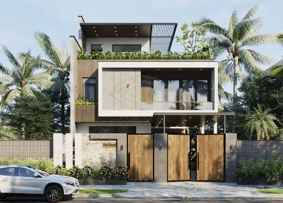 Mẫu biệt thự nhà phố - Xây Dựng Kim Anh