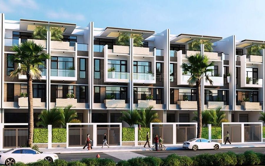 Biệt thự liền kề phong cách hiện đại