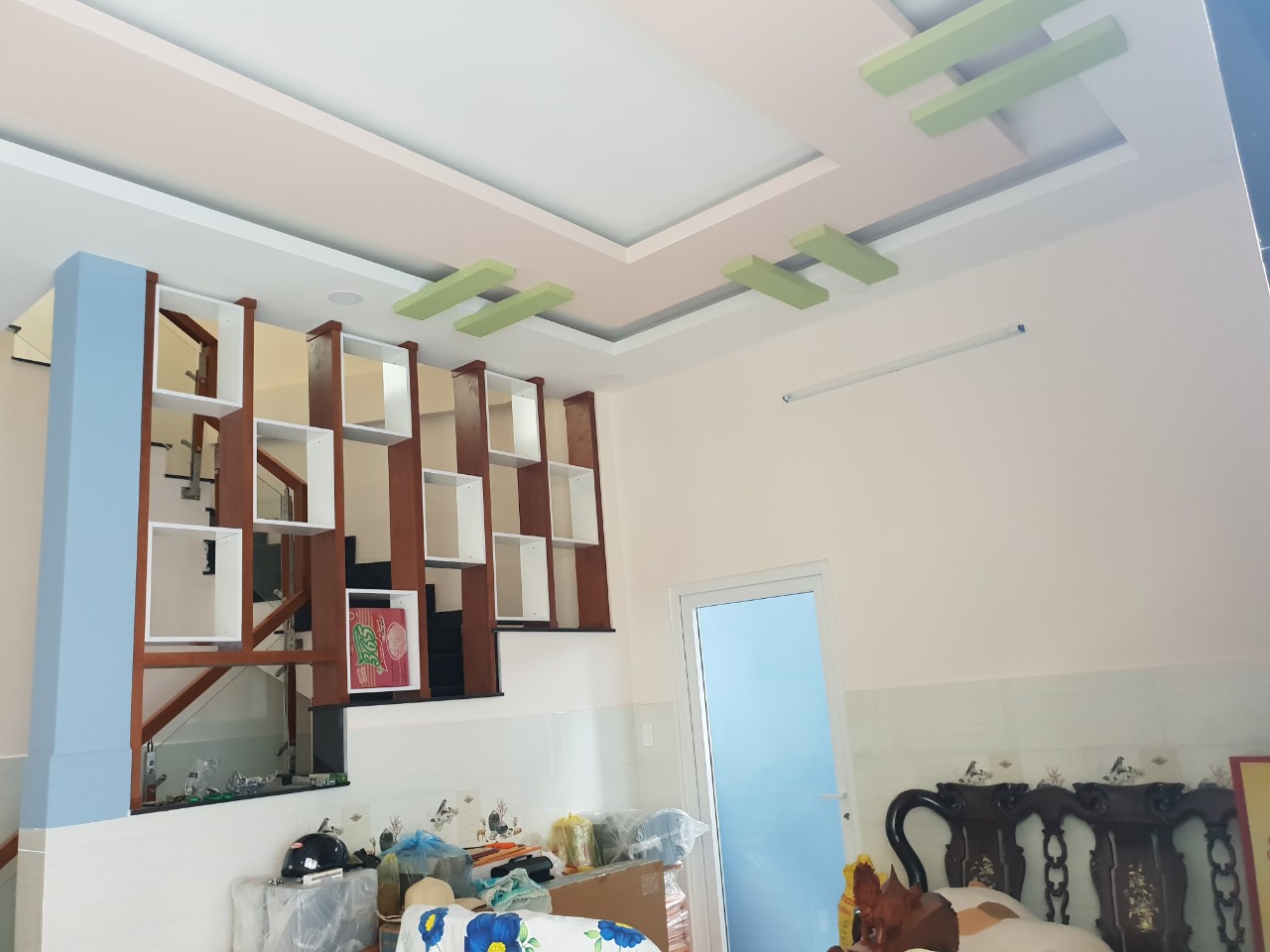 Khu vực cầu thang, nhà WC nhà Quận 12 , TP HCM - Xây Dựng Kim Anh