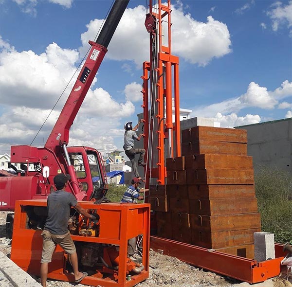 các phương pháp ép cọc bê tông phổ biến