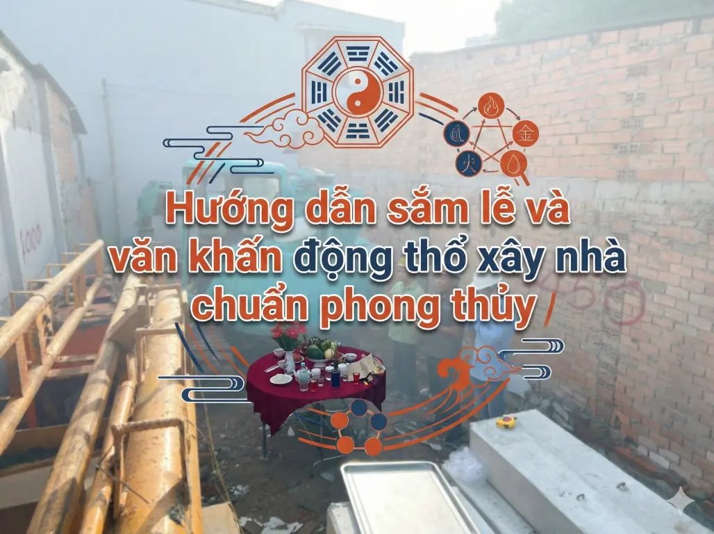 lễ cúng động thổ xây nhà