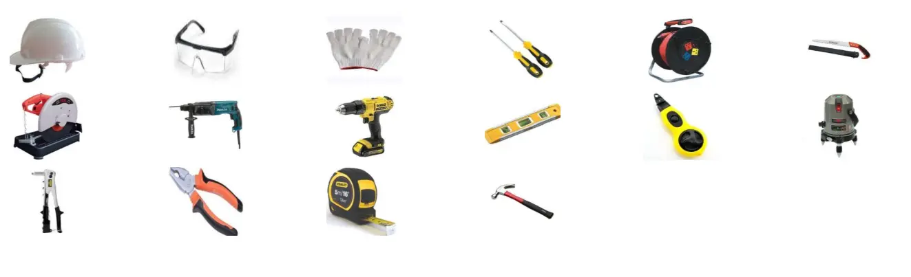 dụng cụ thi công