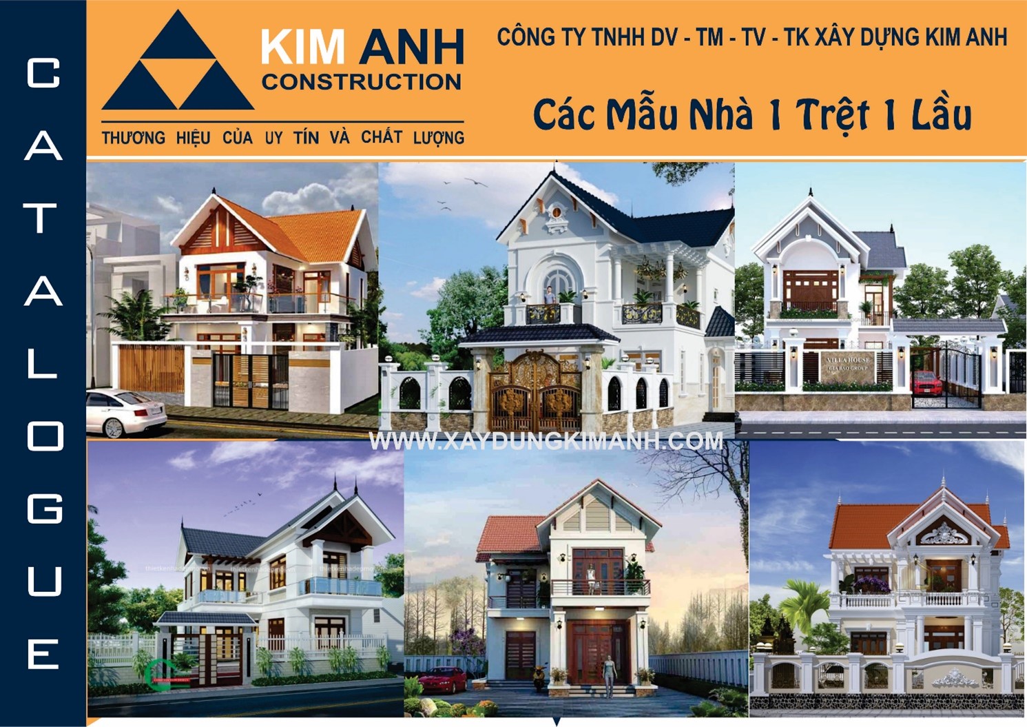 Mẫu nhà 1 trệt 1 lầu hình chữ L
