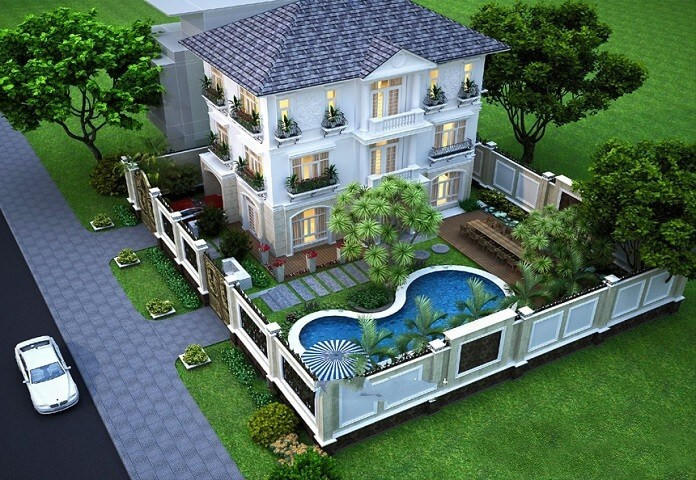 mẫu nhà vườn đẹp