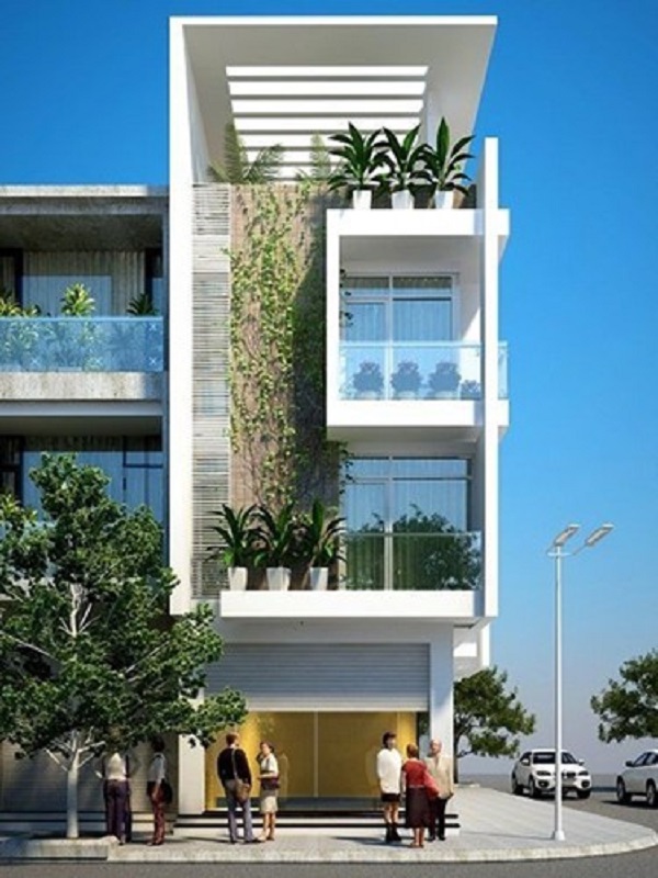 Mẫu nhà phố 3 tầng 1 tum-xaydungkimanh.com
