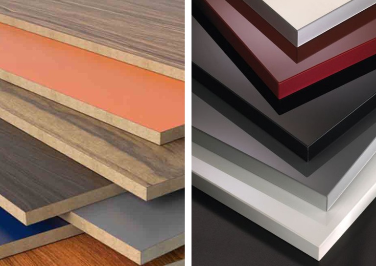 So sánh các bề mặt phủ: Melamine, Acrylic và Laminate