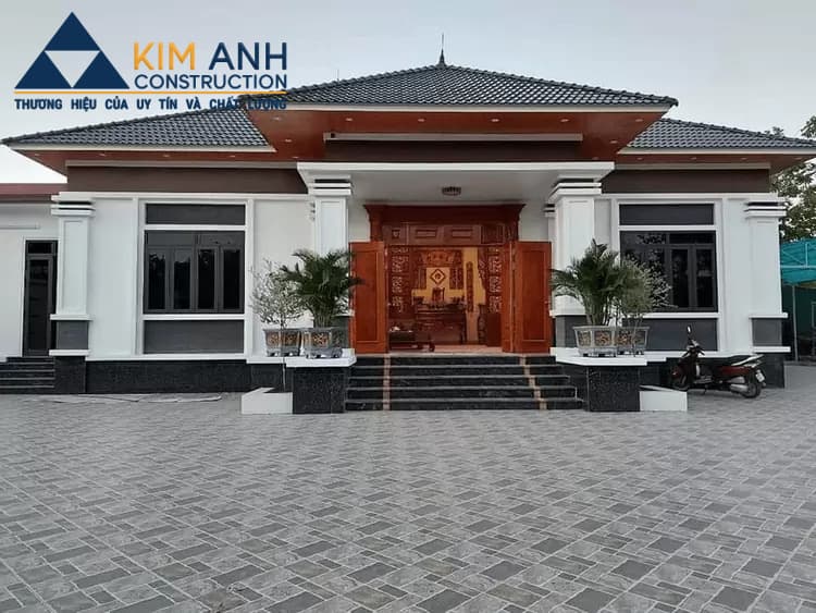 Mẫu nhà cấp 4 mái nhật