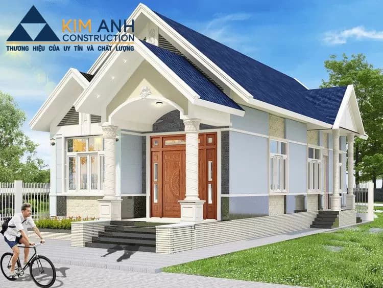 Mẫu nhà cấp 4 mái Thái