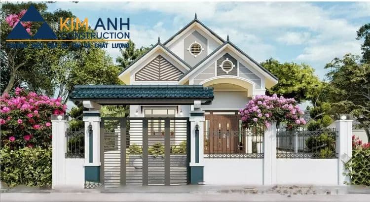 Mẫu nhà cấp 4 mái Thái