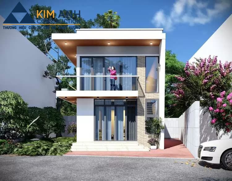 mau nha ong 2 tang mai bang