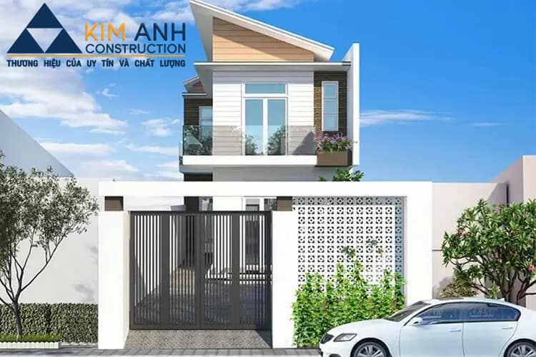 mau nha ong 2 tang mai lech