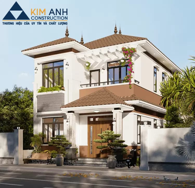 mau nha ong 2 tang mai thai