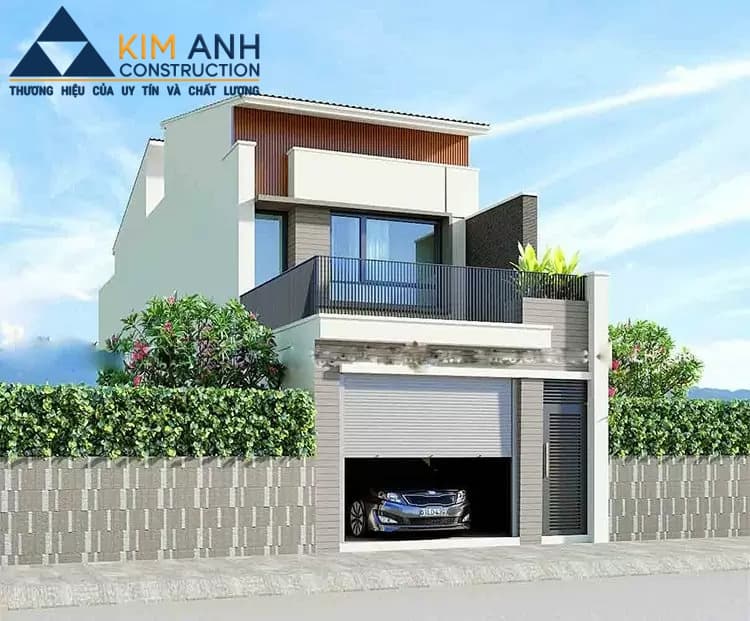 mau nha ong 2 tang co tum