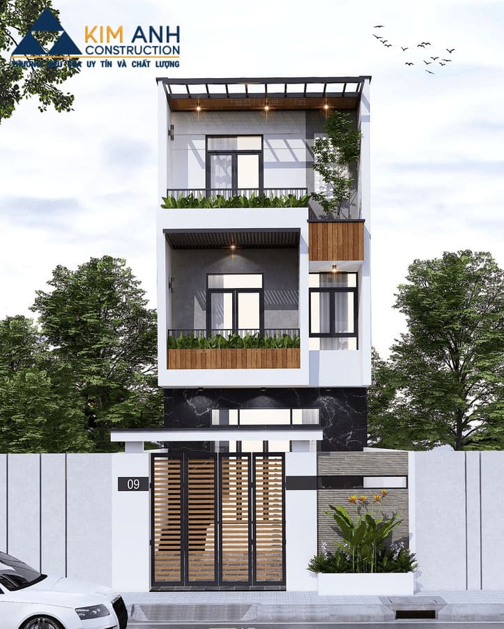 mau nha ong 3 tang mai bang