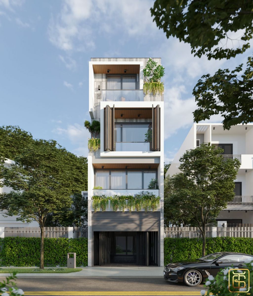 Nhà phố phong cách hiện đại, tối giản