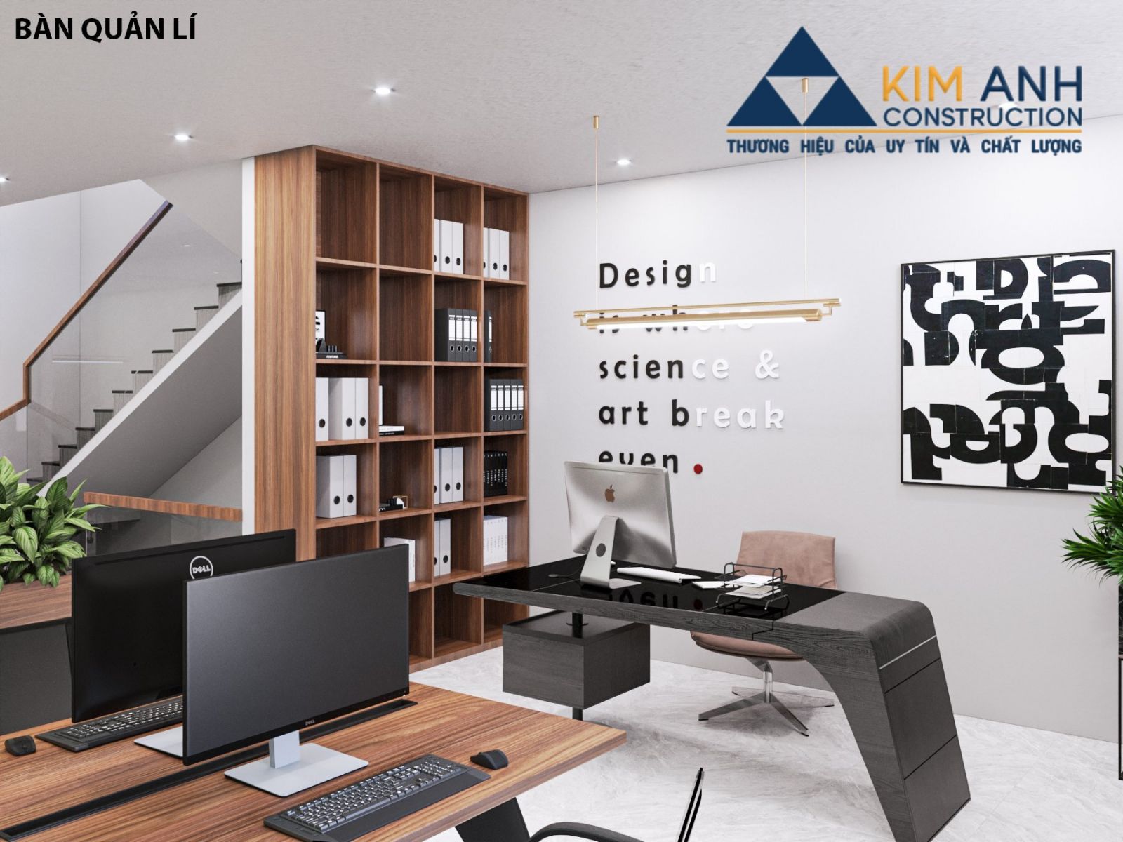 quán cafe kết hợp văn phòng - khu văn phòng