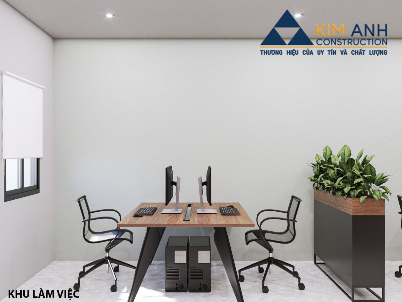 quán cafe kết hợp văn phòng - khu văn phòng