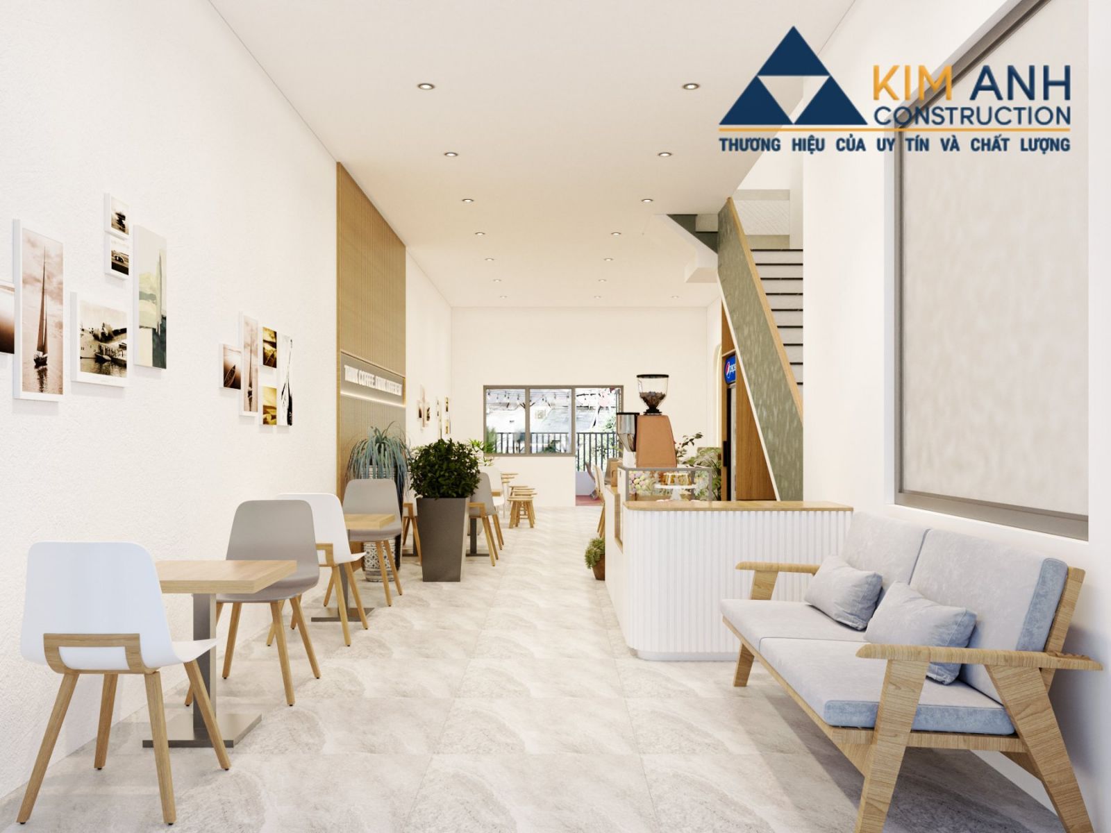 quán cafe kết hợp văn phòng