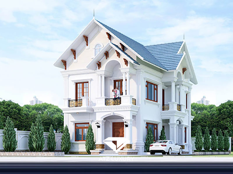 mau nha ong tan co dien