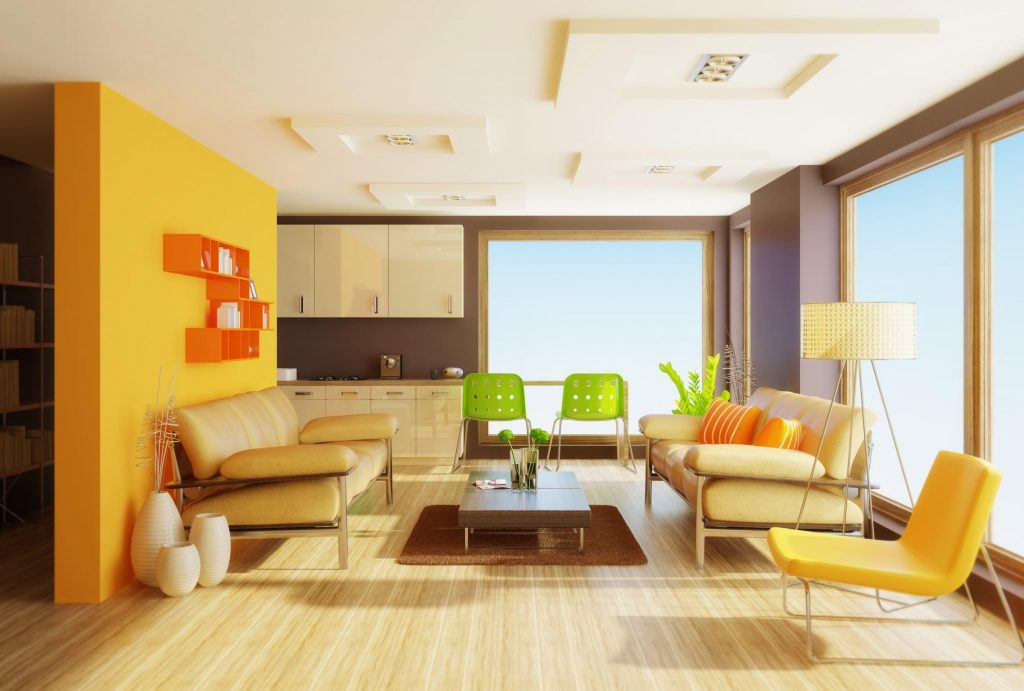 Mẫu thiết kế trần thạch cao phòng khách số 22