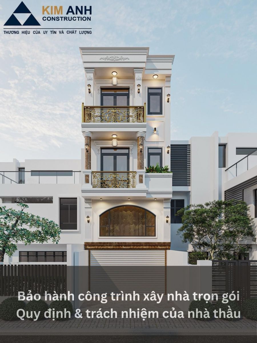 Bảo hành công trình xây nhà trọn gói: Quy định & trách nhiệm của nhà thầu