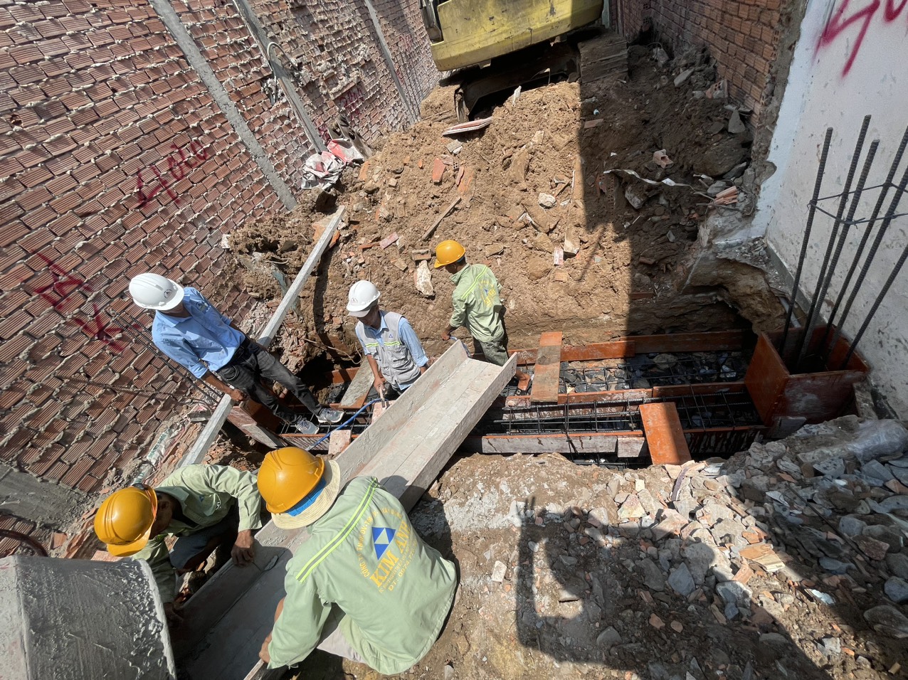 Thi công phần móng