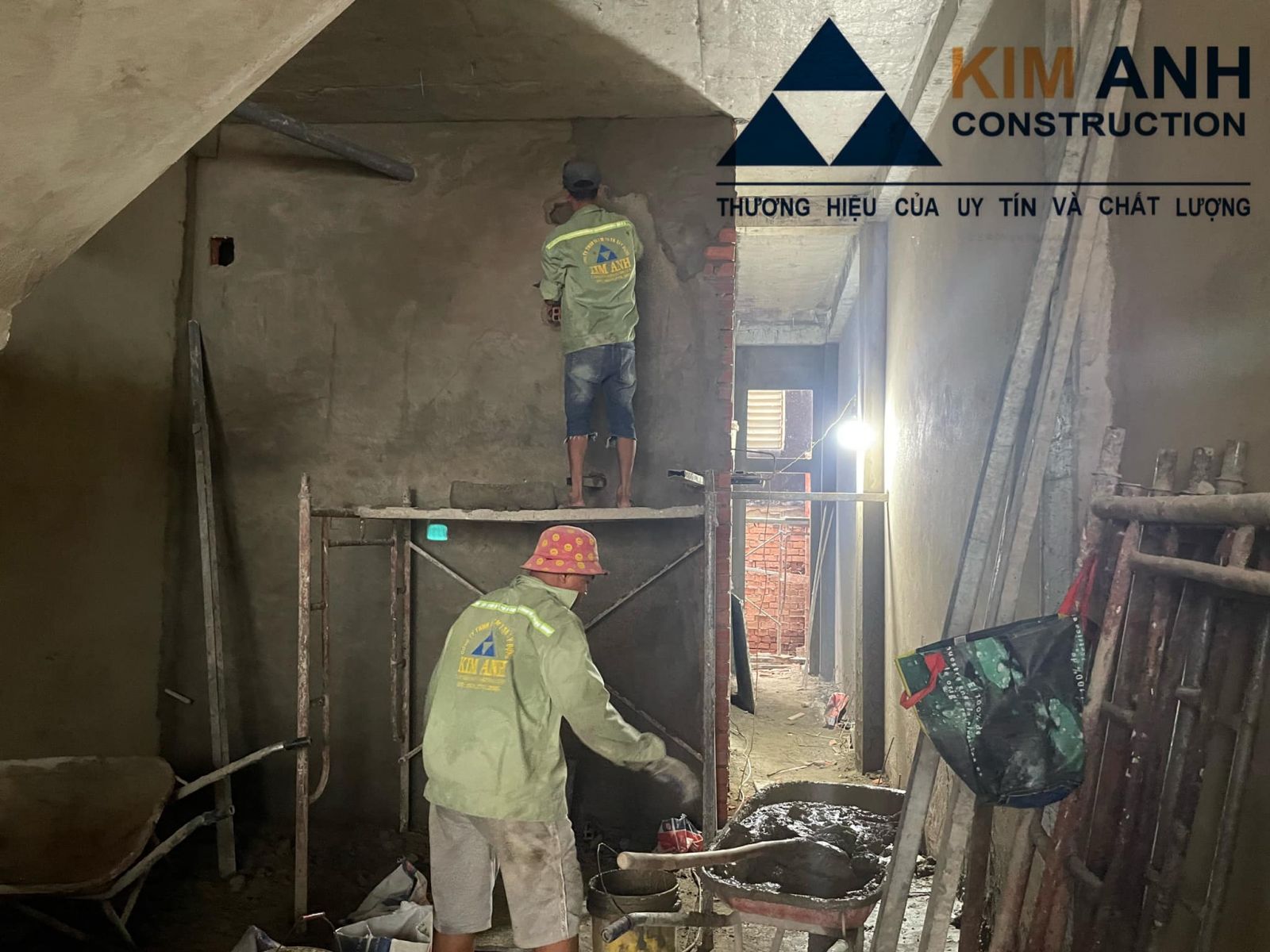 Hình ảnh thi công xây dựng nhà tại Quận 10