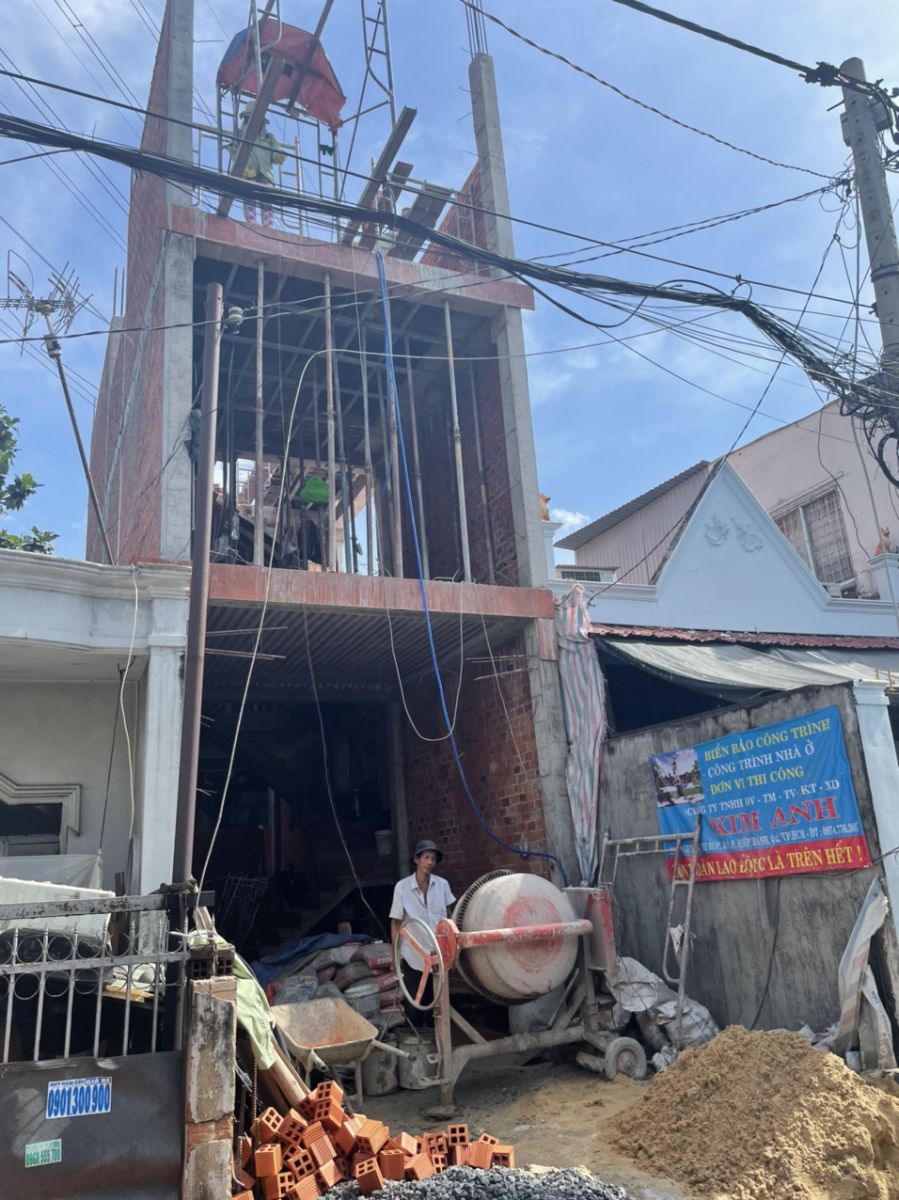 Quá trình xây dựng nhà ông Tài